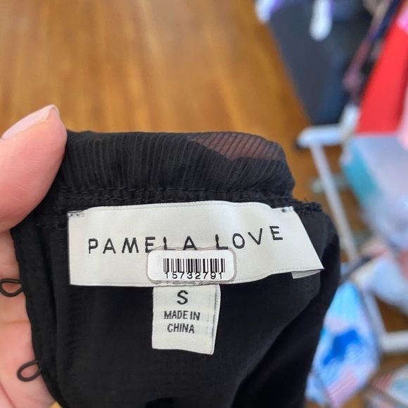 PAMELA LOVE M MAXI DRESS BLACK SHEER
VICTORIAN ADAMS LONG SLEEVE PUNK GOTH
ROCK - Picture 3 of 11